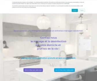 Parfaitmenage.net(Entretien ménager résidentiel impeccable) Screenshot