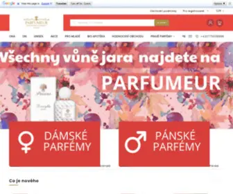 Parfemy-Parfumeur.cz(Parfémy niche) Screenshot