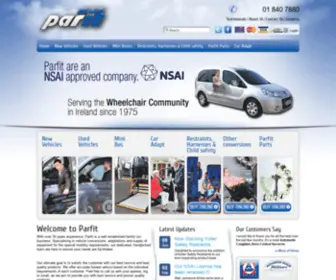 Parfit.ie(Mobility Experts for Wheelchair Cars in Ireland ccessi) Screenshot