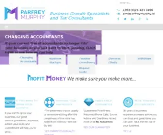 Parfreymurphy.ie(Accountants Cork) Screenshot