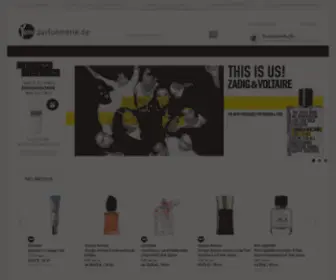 Parfuemerie.de(Parfum, Make-up, Pflegeprodukte online kaufen) Screenshot
