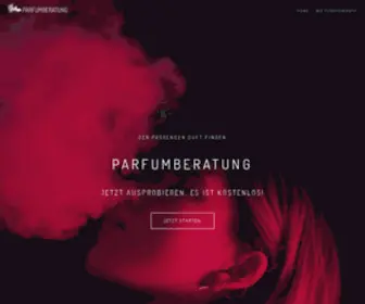 Parfumberatung.de(Das passende Parfum schnell und einfach finden) Screenshot