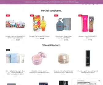 Parfumeeria.com(Parfümeeria ja kosmeetika) Screenshot