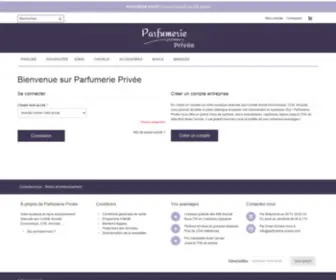 Parfumerie-Privee.com(Identifiant client) Screenshot