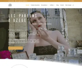 Parfums-Duzege.com(Parfumeur artisanal à Uzès) Screenshot