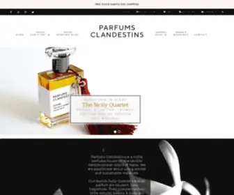 Parfumsclandestins.com(Parfums Clandestins) Screenshot