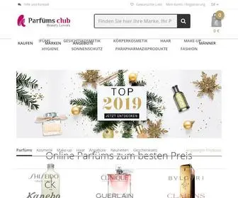 Parfumsclub.de(Kaufen Sie Ihre Parfüm online) Screenshot