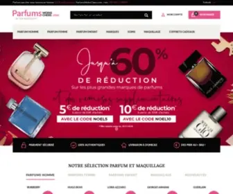 Parfumsmoinschers.com(Parfum pas cher pour hommes et femmes) Screenshot