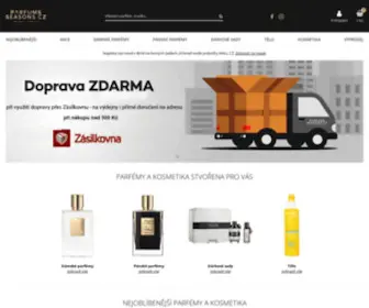 Parfumsseasons.cz(Parfums Seasons) Screenshot