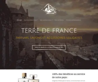 Parfumterredefrance.fr(Terre de France) Screenshot