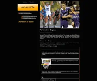 Pari-Sportif.be Screenshot