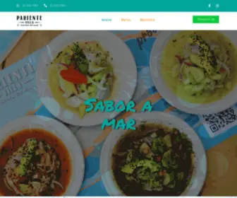 Parientevilla.com.mx(Cocina de mar) Screenshot