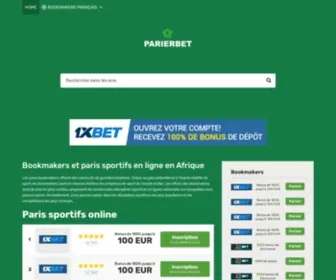 Parierbet.com(Comparaison des bookmakers) Screenshot