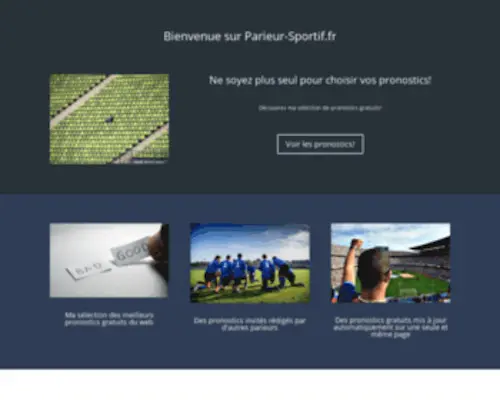 Parieur-Sportif.fr(Football et Paris Sportifs) Screenshot