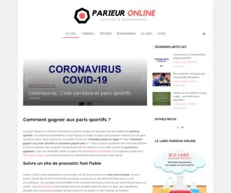 Parieuronline.com(Paris sportifs) Screenshot