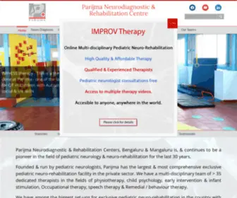 ParijManeurology.com(Parijma Neurodiagnostic & Rehabilitation Centre) Screenshot