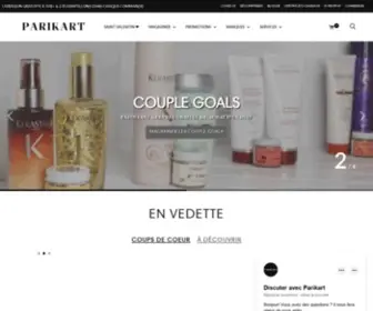 Parikart.com(Coiffure et esthétique) Screenshot