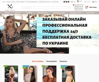 Pariki.com.ua(Парики Король Натали) Screenshot