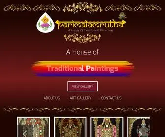 Parimalamrutha.com(A Tanjore Painting Gallery) Screenshot