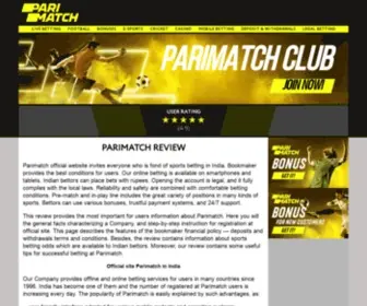 Parimatch-Bet.in(Parimatch India) Screenshot