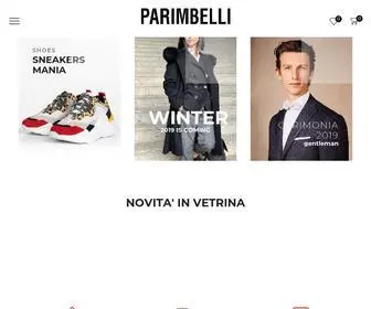 Parimbelli.com(Parimbelli Store Abbigliamento Uomo Donna) Screenshot