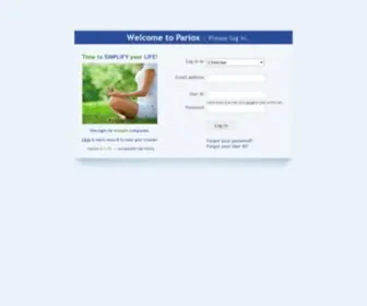 Pariox.com(Home Health Care Therapy Software) Screenshot