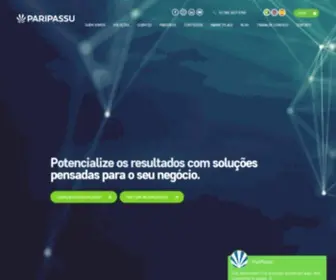 Paripassu.com.br(Tecnologia para a cadeia produtiva de alimentos) Screenshot