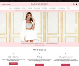 Paris-Boutique.co(Paris Boutique) Screenshot