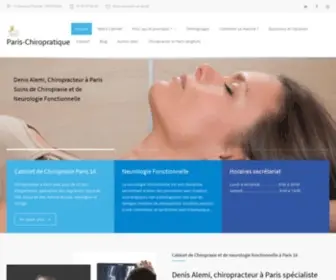 Paris-Chiropratique.com(Chiropracteur) Screenshot