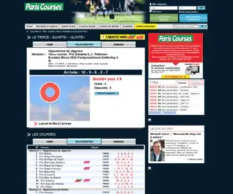 Paris-Courses.com Screenshot