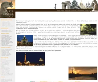 Paris-Francia.com(Paris) Screenshot