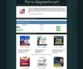 Paris-Gagnants.net(Mon Blog sur le Paris) Screenshot