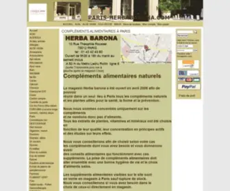 Paris-Herbabarona.com(Compléments) Screenshot