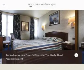 Paris-Hotel-Meslay.com(The Meslay République) Screenshot