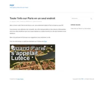 Paris-Ile-DE-France.com(Paris Ile De France) Screenshot