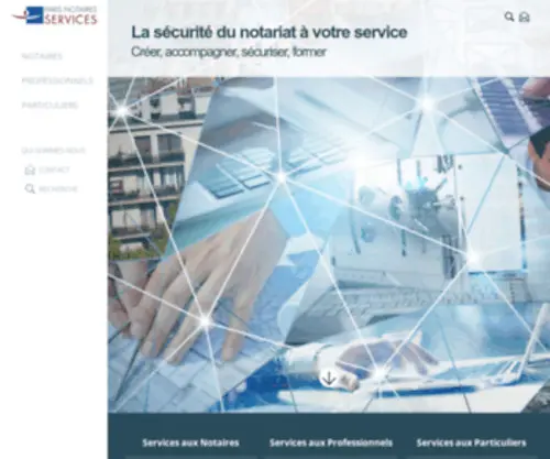 Paris-Notaires-Services.fr(Paris Notaire Services) Screenshot