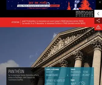 Paris-Pantheon.fr(Panthéon) Screenshot