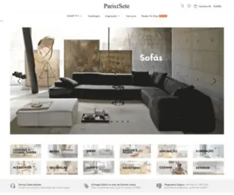 Paris-Sete.com(Paris-Sete Internacional Design Furniture) Screenshot