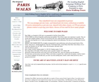 Paris-Walks.com(Home page) Screenshot