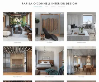 Parisaoconnell.com(Parisa O'Connell Interior Design) Screenshot