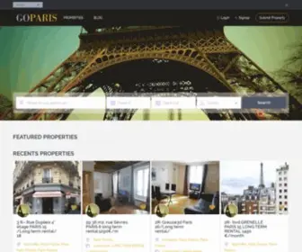 Parisapartment.com(Go Paris) Screenshot