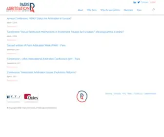 Parisarbitration.com(Choose paris for your arbitration seat arbitration) Screenshot