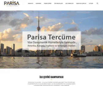 Parisatercume.com.tr(Parisa Tercüme Bürosu) Screenshot