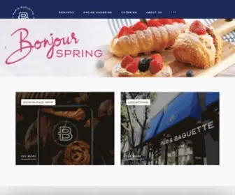 Parisbaguette.com(Paris Baguette) Screenshot