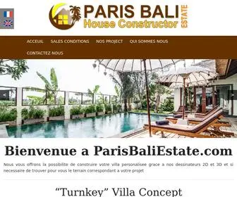 Parisbaliestate.com(Paris Bali Estate) Screenshot