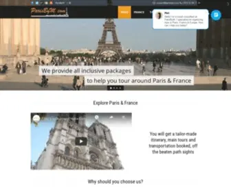 Parisbym.com(Review our tips and recommendations to plan your trip to Paris and France) Screenshot