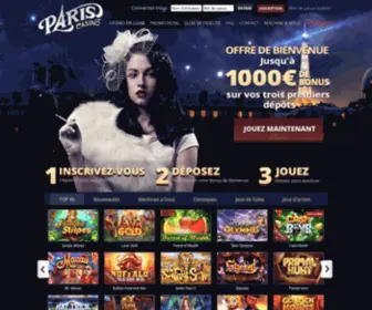 Pariscasino3.com(Paris) Screenshot