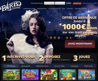 Pariscasino6.com(Paris) Screenshot