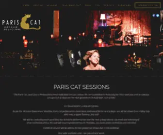 Pariscat.com.au(The Paris Cat Jazz Club) Screenshot