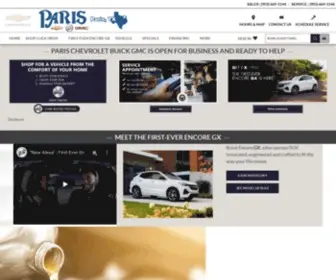 Parischevroletbuickgmc.com(Paris Chevrolet Buick GMC) Screenshot